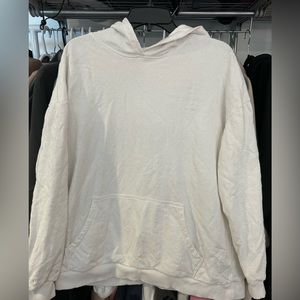 Chrome Heart white hard print  hoodie, L